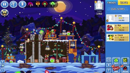 Angry Birds Friend - Final Christmas Holiday Oink Tournament Facebook All Level 3 Stars 12/28!