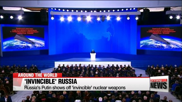 Russia's Putin shows off 'invincible' nuclear weapons