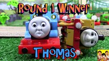 THOMAS AND FRIENDS THE GREAT RACE #49 | TRACKMASTER SCARED FACE PERCY Kids Playing Toy Trains