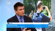 Klimkin talks with DW about violence in Ukraine | DW News
