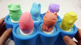 DIY How to Make Colors animal Pops Icecream Learn Colors Numbers Counting Ice Cream