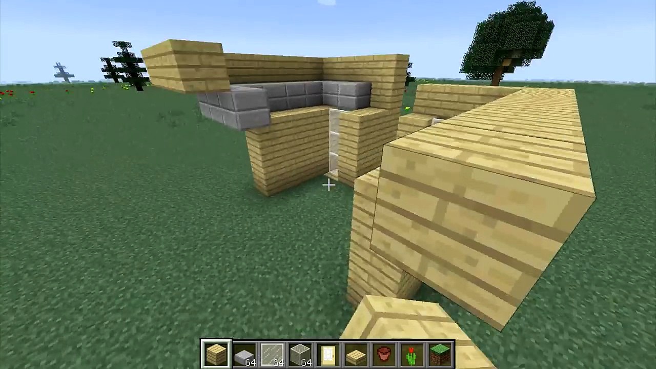 Minecraft. МАЛЕНЬКИЙ МОДЕРН ДОМ. Как построить, сделать красивый МОДЕРН дом в майнкрафт?