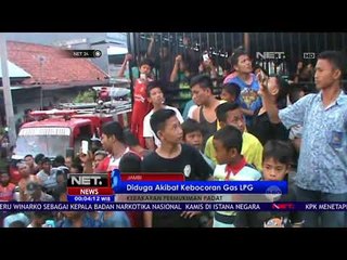 Kebakaran Pemukiman Padat Akibat Kebocoran Gas LPG  NET 24