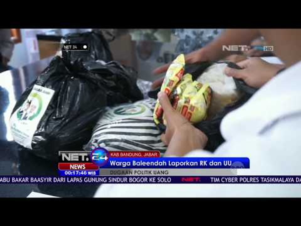 Warga Baleendah Laporkan RK dan UU Terkait Dugaan Politik Uang - NET24