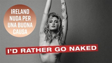 Ireland Baldwin nuda per la PETA