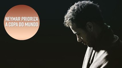 Neymar prioriza a Copa do Mundo