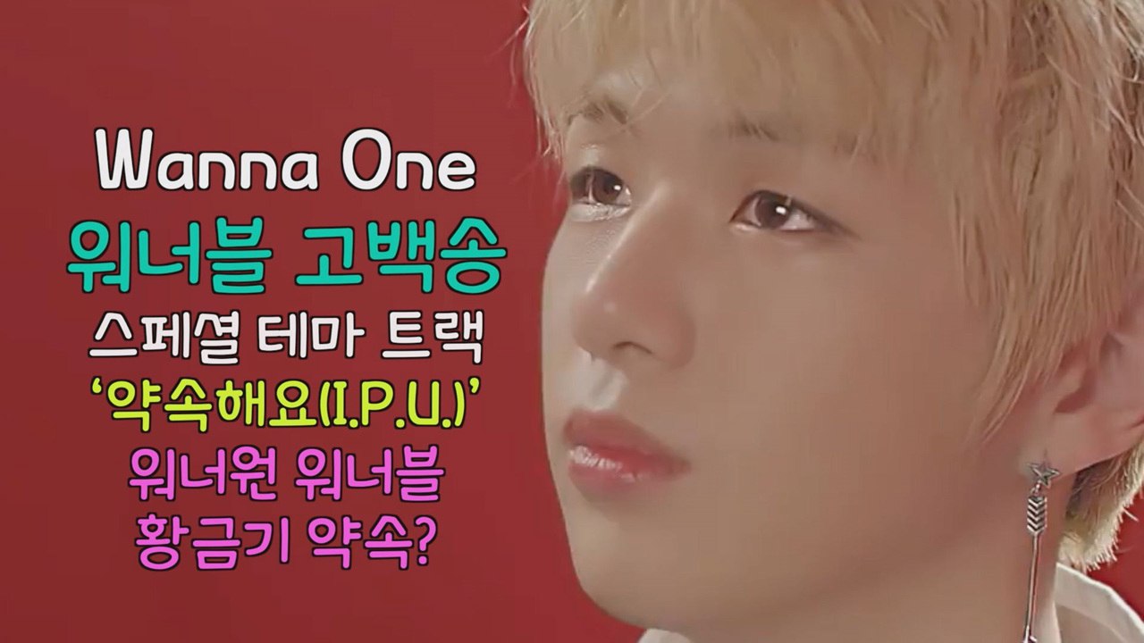 워너원, '약속해요(I.P.U.)' 강다니엘 고백 '워너원+워너블의 황금기?'