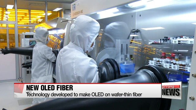 Fiber OLED with width of single hair developed by Korean researchers
