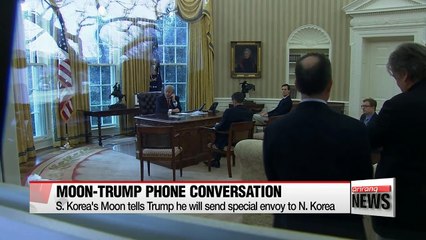 South Korea to send special envoy to North Korea, Moon tells Trump