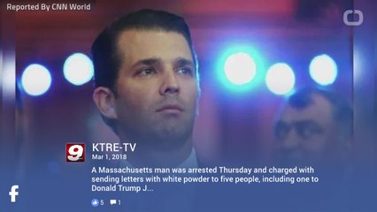 Man Charged Over Trump Jr. Powder Letter