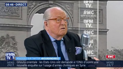 Jean-Marie Le Pen à propos de sa fille: "Je ne vois pas en quoi je lui sape le travail"