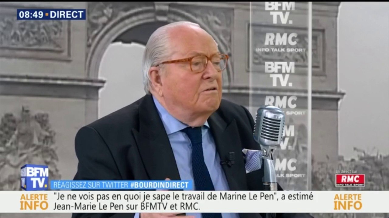 "Le FN n'est pas la propriété de la famille Le Pen", estime son fondateur, Jean-Marie Le Pen