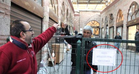 600 Yıllık Hanın Sahibi  Tarihi Binayı Tel Örgüyle Çevirdi!