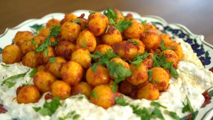 Köz Patlıcanlı Bulgur Salatası Tarifi