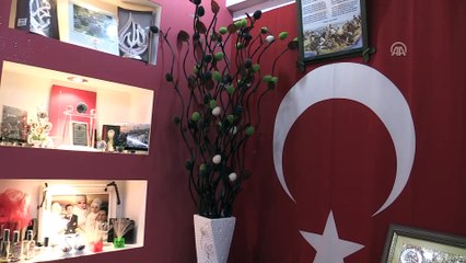 Şehit eşinin hatırasını evinin en güzel köşesinde yaşatıyor - SİİRT