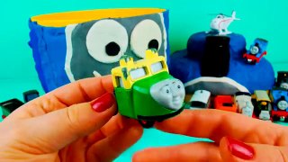 Giant Play doh Surprise Egg Thomas and Friends train collection
