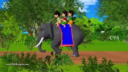 Elly the Elephant   3D Animation English Nursery rhyme for kids