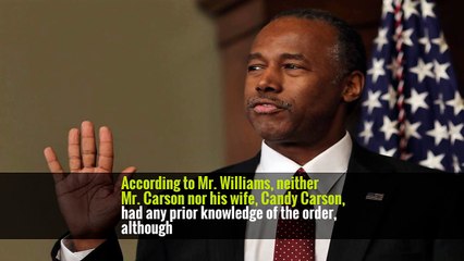 Ben Carson Tries to Cancel $31,000 Dining Furniture Purchase for HUD Office