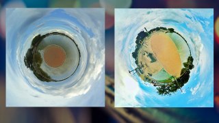 Mini Planeta 360° com Image Composite Editor | Gopro | Xiaomi Yi | Sj4000 | Sj5000