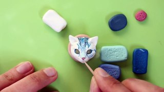 Polymer Clay Cat Sculpture // Hommage à Arya