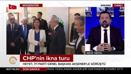 CHP heyeti Akşener ile buluştu