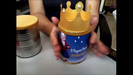 Lata de leite principe