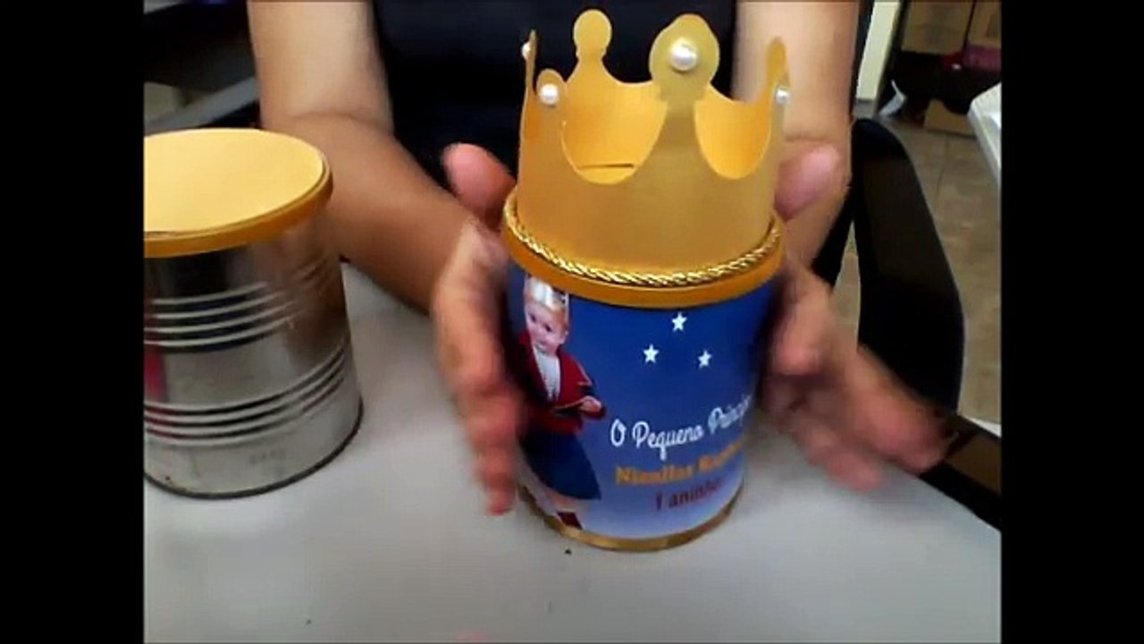 Lata de leite principe