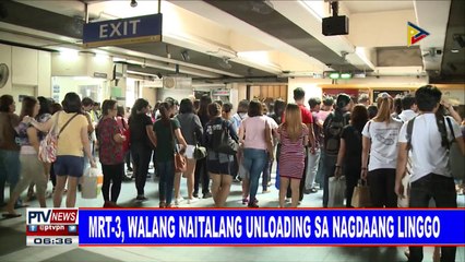 MRT-3, walang naitalang 'unloading' sa nagdaang linggo