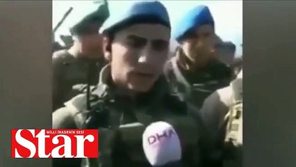 Afrin şehidimizin şehit olmadan önce okuduğu şiir gözyaşına boğdu