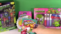 Teenage Mutant Ninja Turtles Kapow Beauty Set! Lip Gloss Nails Lib Balm!SHOPKINS Lippy Lips!