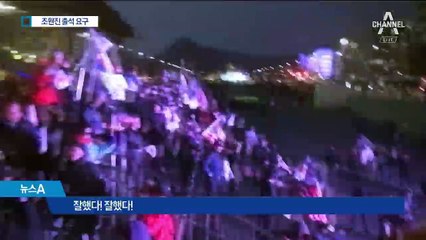 집회서 ‘촛불 조형물’ 훼손…조원진 소환 통보