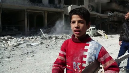 Doğu Gutalı çocuklardan 'Ben hala hayattayım' mesajı - DOĞU GUTA