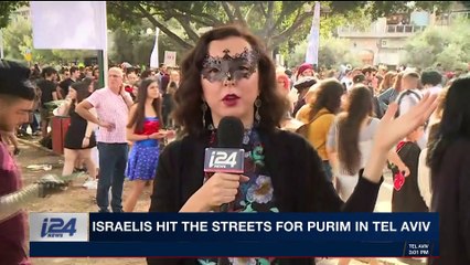 TRENDING | Israelis hit the streets for Purim in Tel Aviv | Friday, March 2nd 2018