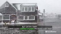 Here's why winter storms produce coastal flooding