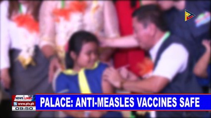 Palace: Anti-measles vaccines safe