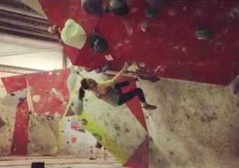 Woman Defies Gravity With Impressive Rock Climb