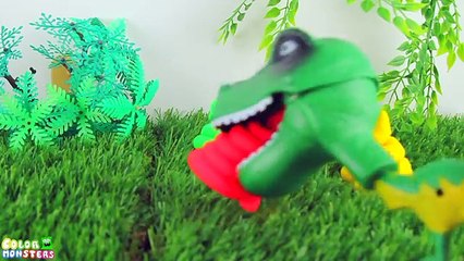 Dinosaur Walking and Laying Eggs Toy ! Dinosaurs Toys For Kids. Brachiosaurus