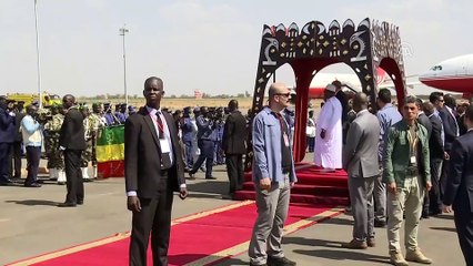 Cumhurbaşkanı Erdoğan Mali'de - Karşılama töreni - BAMAKO