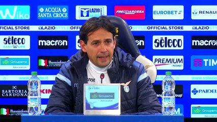 CONFERENZA SIMONE INZAGHI PRE LAZIO - JUVENTUS