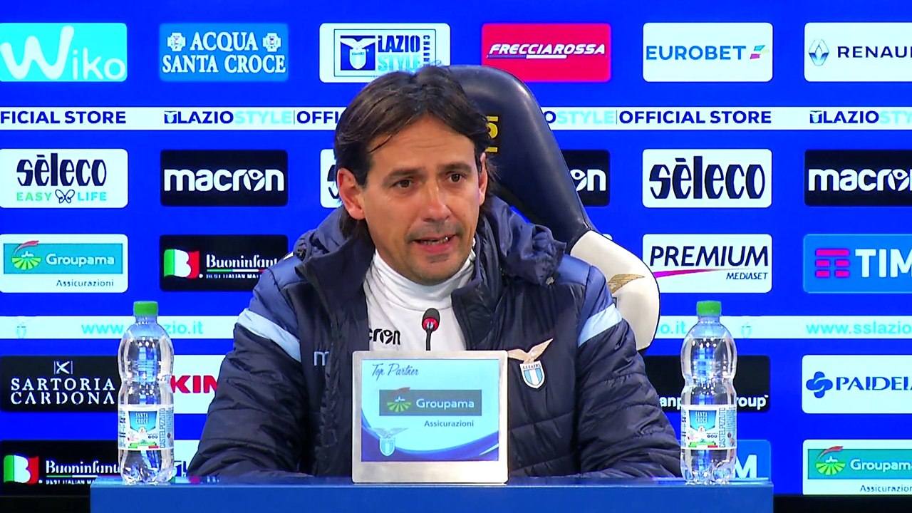 CONFERENZA SIMONE INZAGHI PRE LAZIO - JUVENTUS