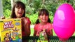 WET HEAD CHALLENGE Water Roulette Game - Giant Egg Surprise Toys - Extreme Sour Warheads