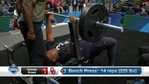 Mike Mayock breaks down Orlando Brown's 14-rep bench press performance