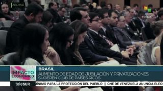 Brasil: OCDE recomienda a Temer receta de ajustes