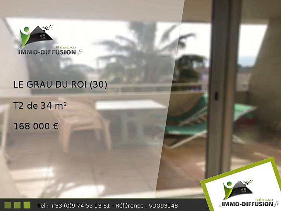 T2 A vendre Le grau du roi 34m2 - Centre ville  rive gauche