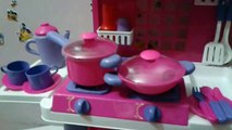 kitchen super set toys - vegetables &fruit cooking soup - العاب بنات - مطبخ كبير مع اكسسوراته