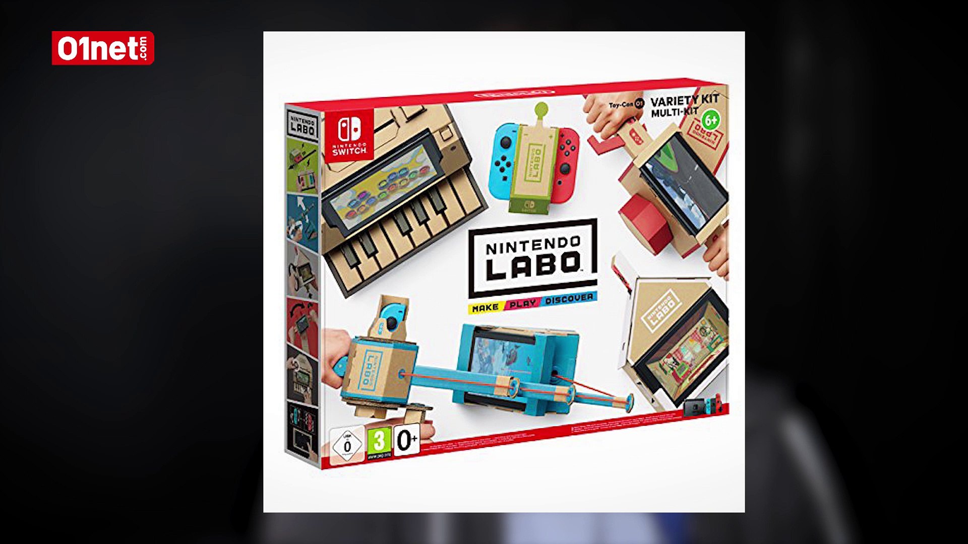 Nintendo Labo : découvrez la magie des accessoires en carton de la Switch -  Vidéo Dailymotion