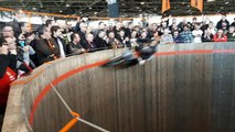 Salon de la moto à Lyon : découvrez le mur de la mort 