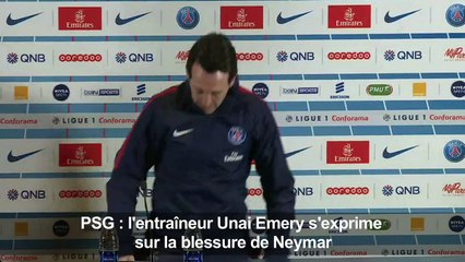 Football: Beaucoup d'infos, de "spéculations" sur Neymar (Emery)