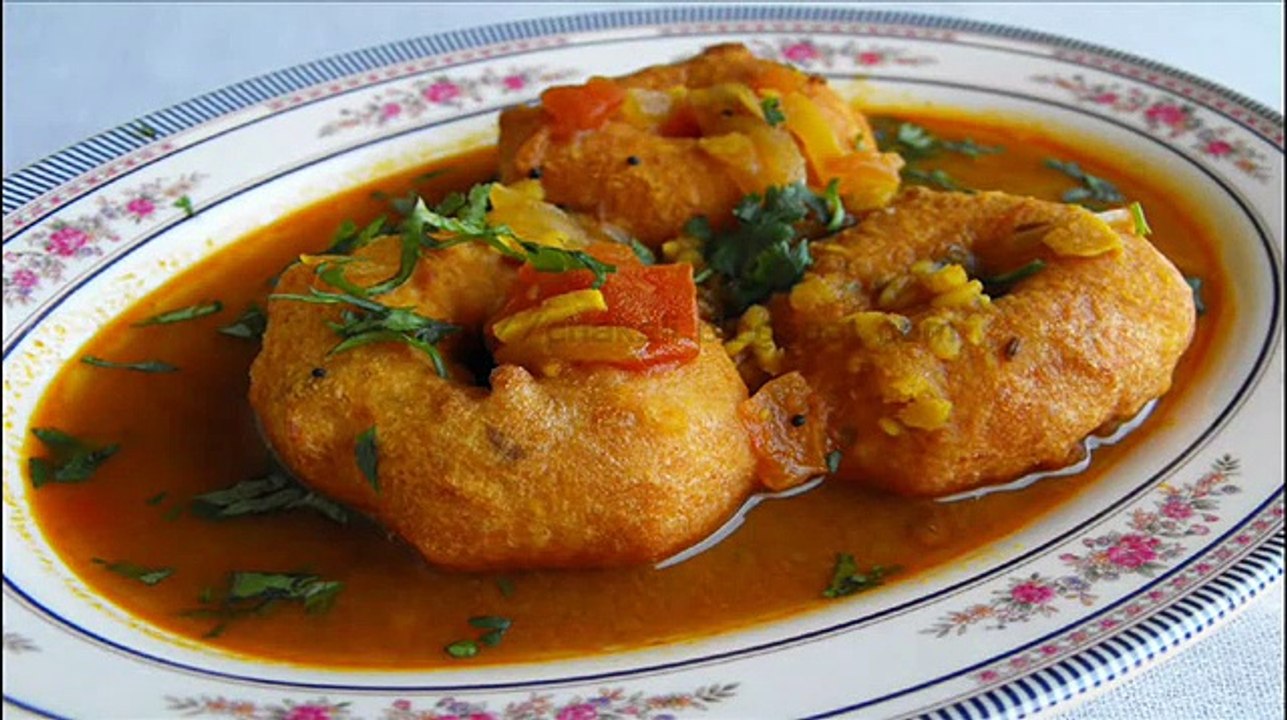 Vada Sambar  - Indian Recipe