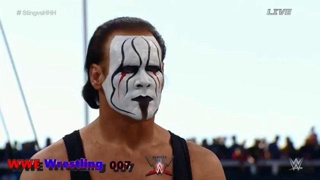 WWE Wrestlemania 31 Triple h vs Sting Reality Hungry Match But Look who is Back